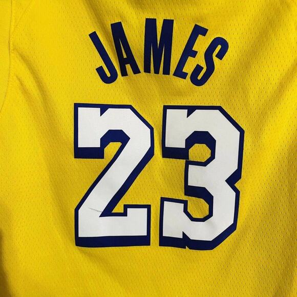 Authentic NBA Nike Los Angeles Lakers LeBron James Lore Series Swingman Jersey - Picture 4 of 4